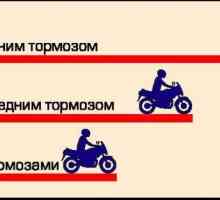 Як гальмувати мотоцикл