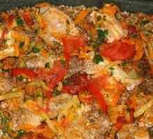 Курка з овочами