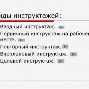 Які бувають види інструктажів