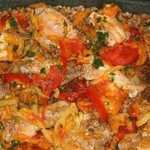 Курка з овочами