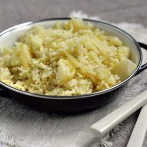 Пряний рис з помідорами і картоплею